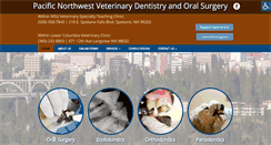 Desktop Screenshot of pnwveterinarydentistry.com